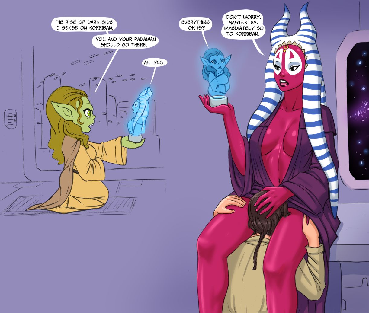 Jedi and her padawan page 6 full