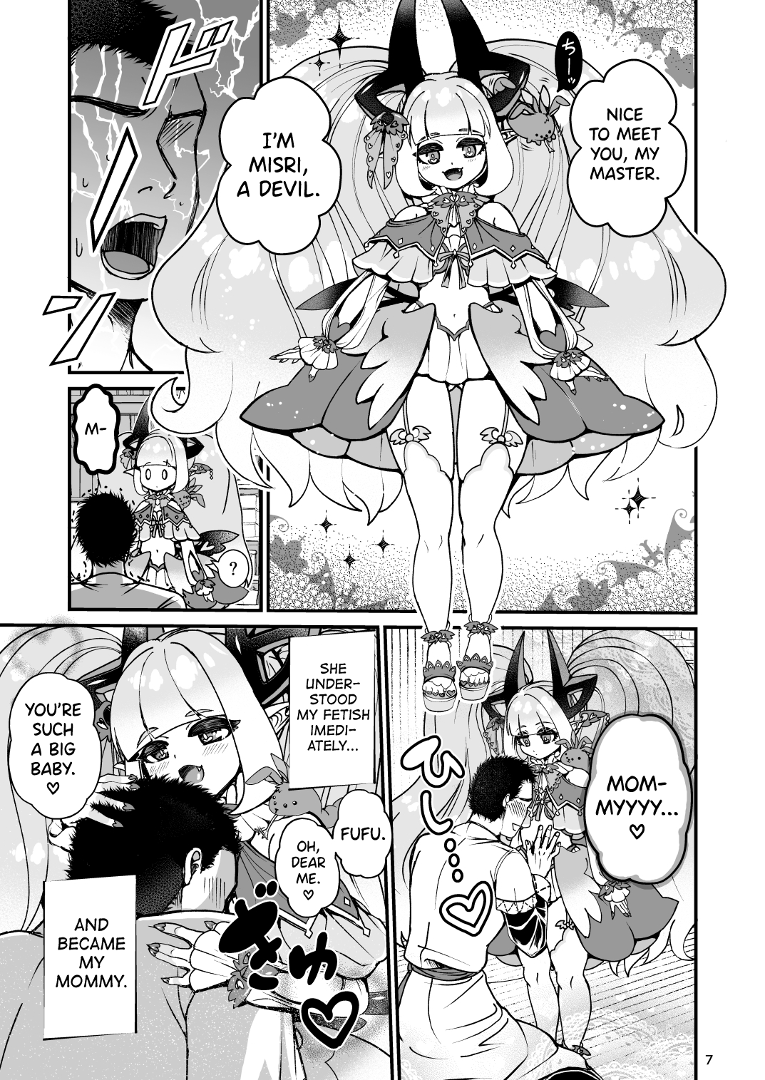 Futanari Devil Mama no Mesu ni Naru | I Became a Dickgirl Devil Mama's Bitch page 7 full