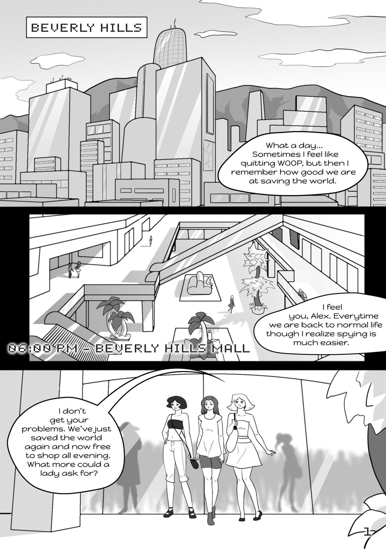 Clover weight gain comic page 1 full