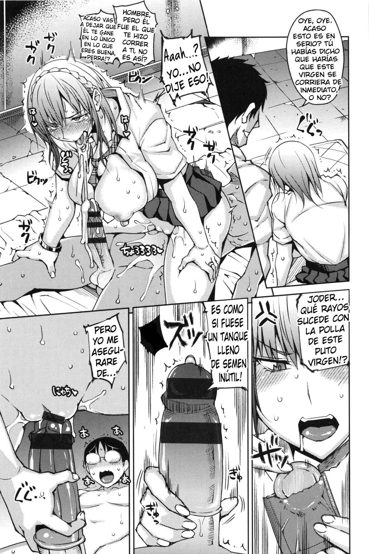 Junjou Bitch to Doutei Megane | Pure Bitch &amp; Virgin Nerd page 9 full