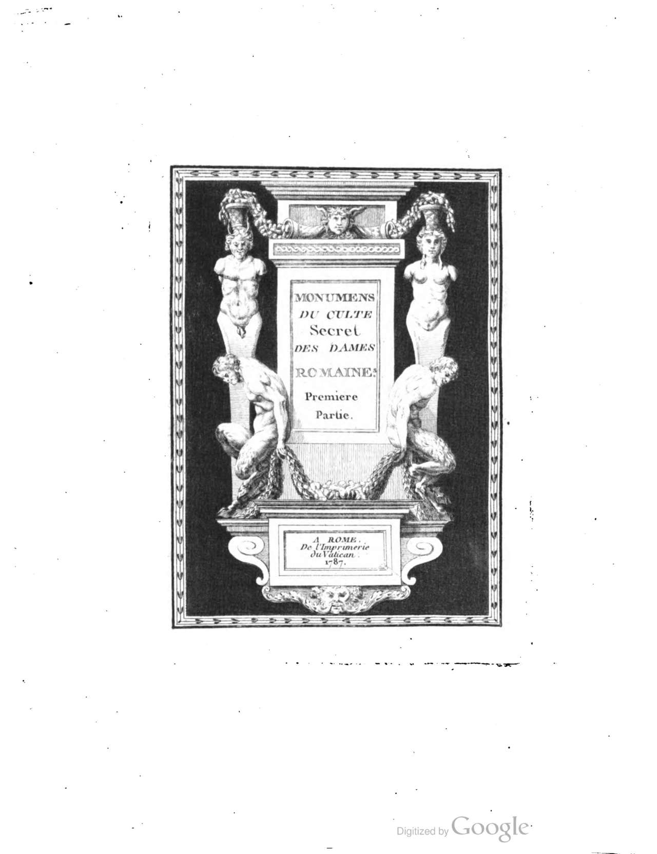 Monumens du culte secret des dames romaines: pour servir de suite aux Monumens de la vie privée des XII Césars page 8 full