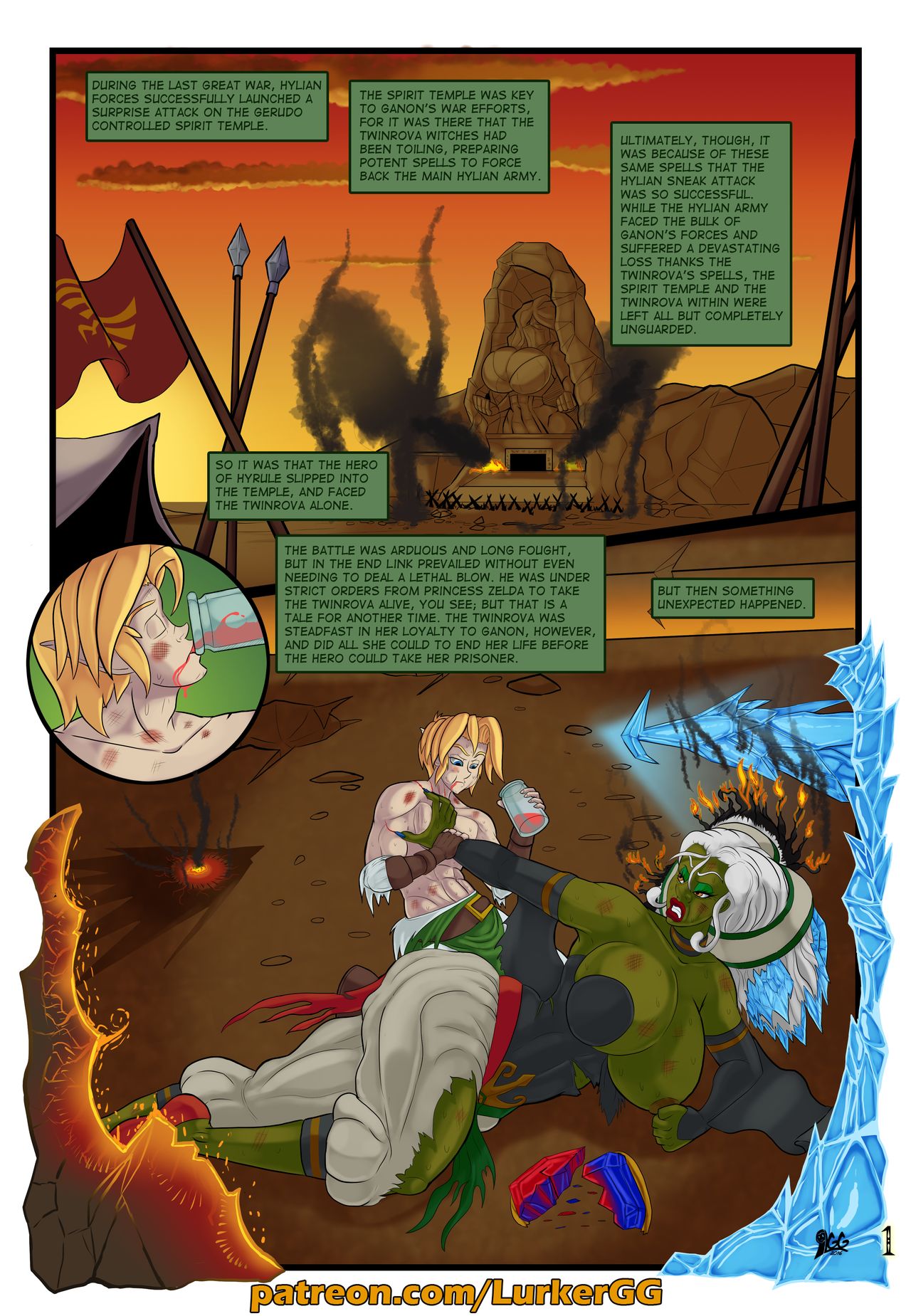 Lending Link Out, Twinrova's Plan; Part 1 page 3 full