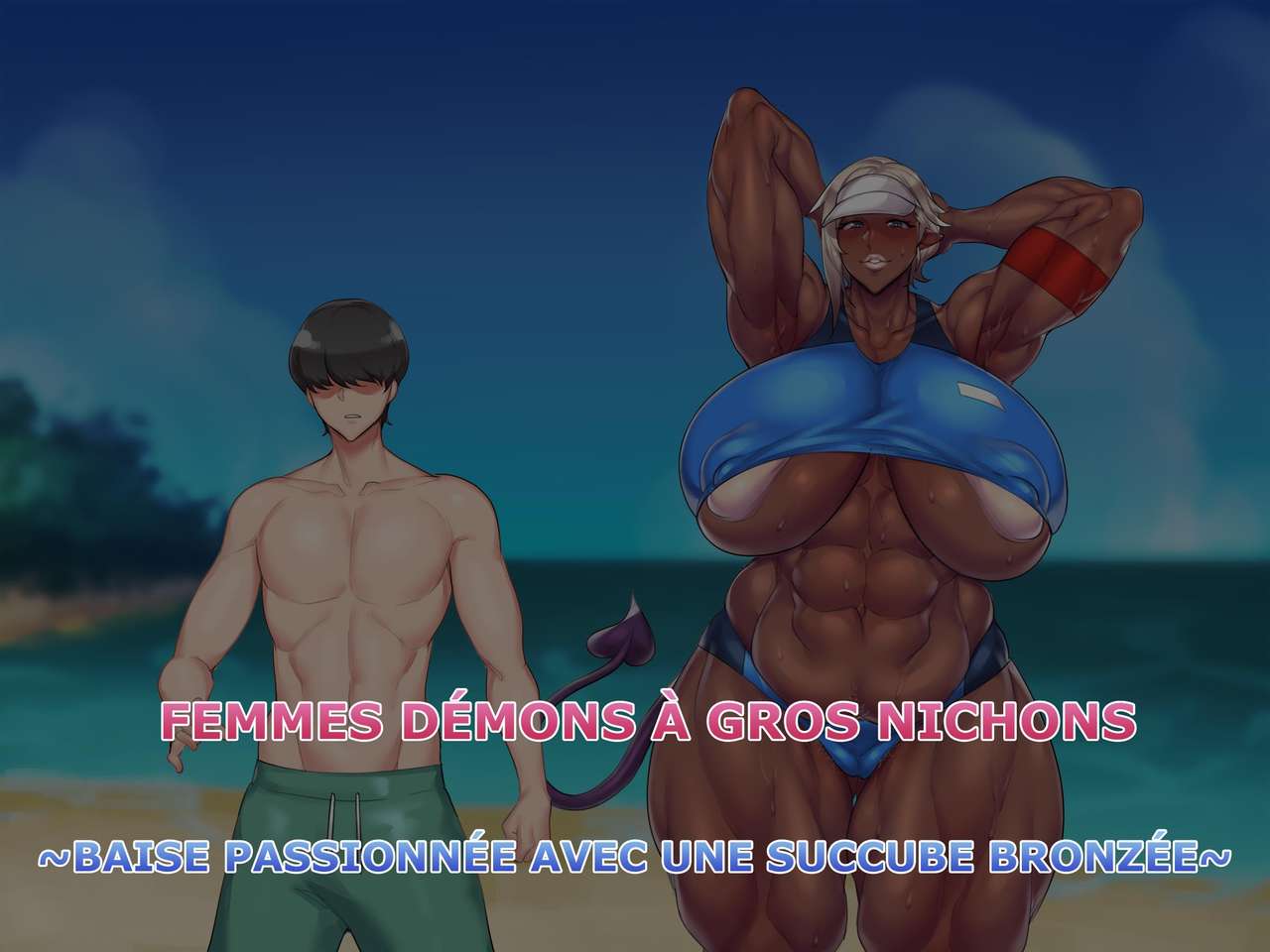 Mamono Musume Oppai Shikou ~Latin-fuu Succubus no Noukou Sex~ | Femmes Démons à Gros Nichons ~Baise Passionée avec une Succube Bronzée~ page 1 full