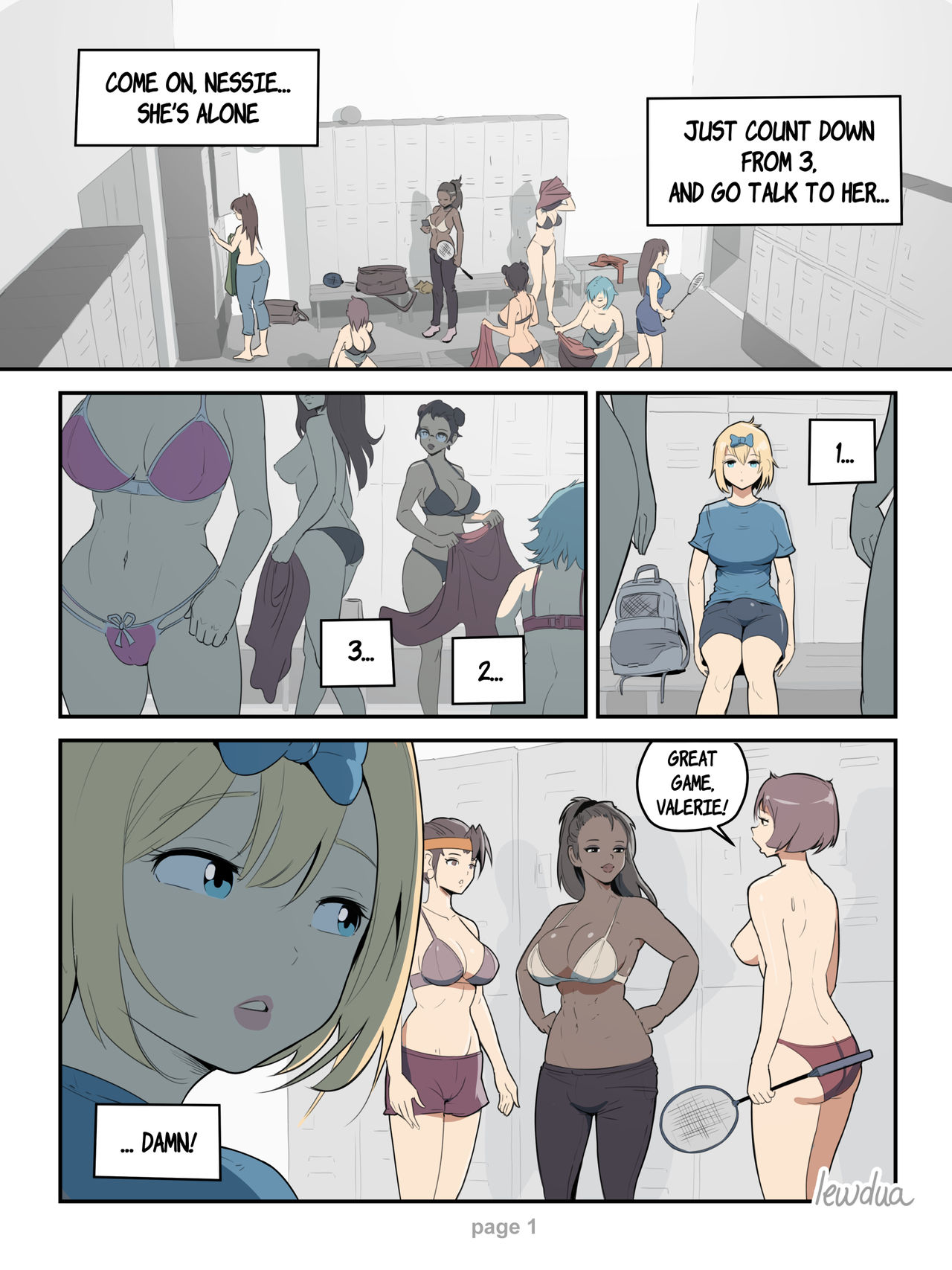 Locker Room page 1 full