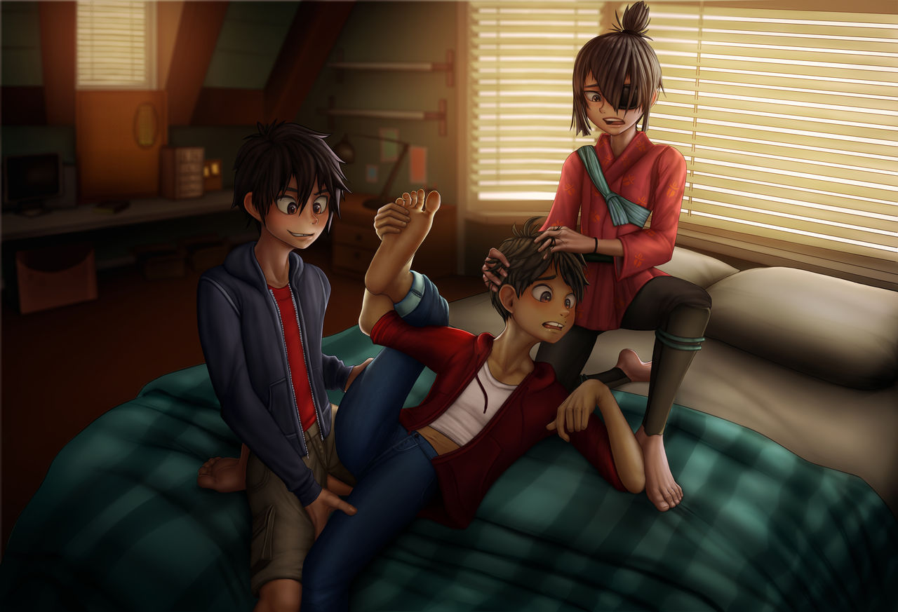 Commission - Hiro, Miguel, Kubo page 1 full
