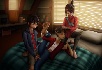 Commission - Hiro, Miguel, Kubo cover