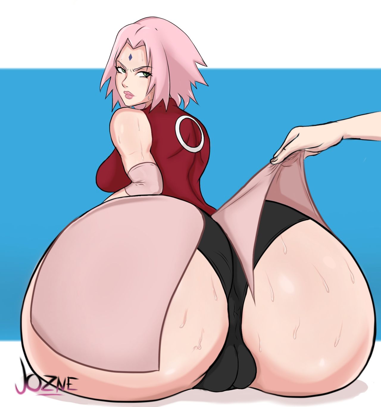 Sakura's Sweaty Ass page 1 full