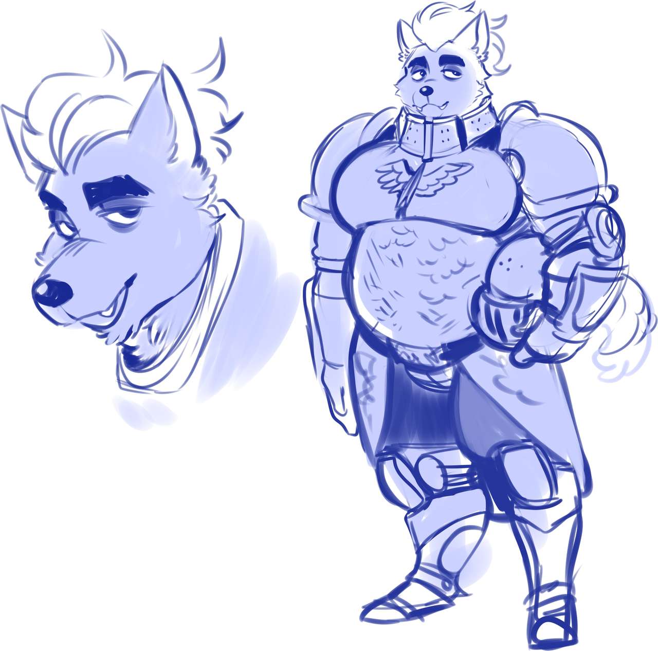Blueishhyena Commission page 5 full