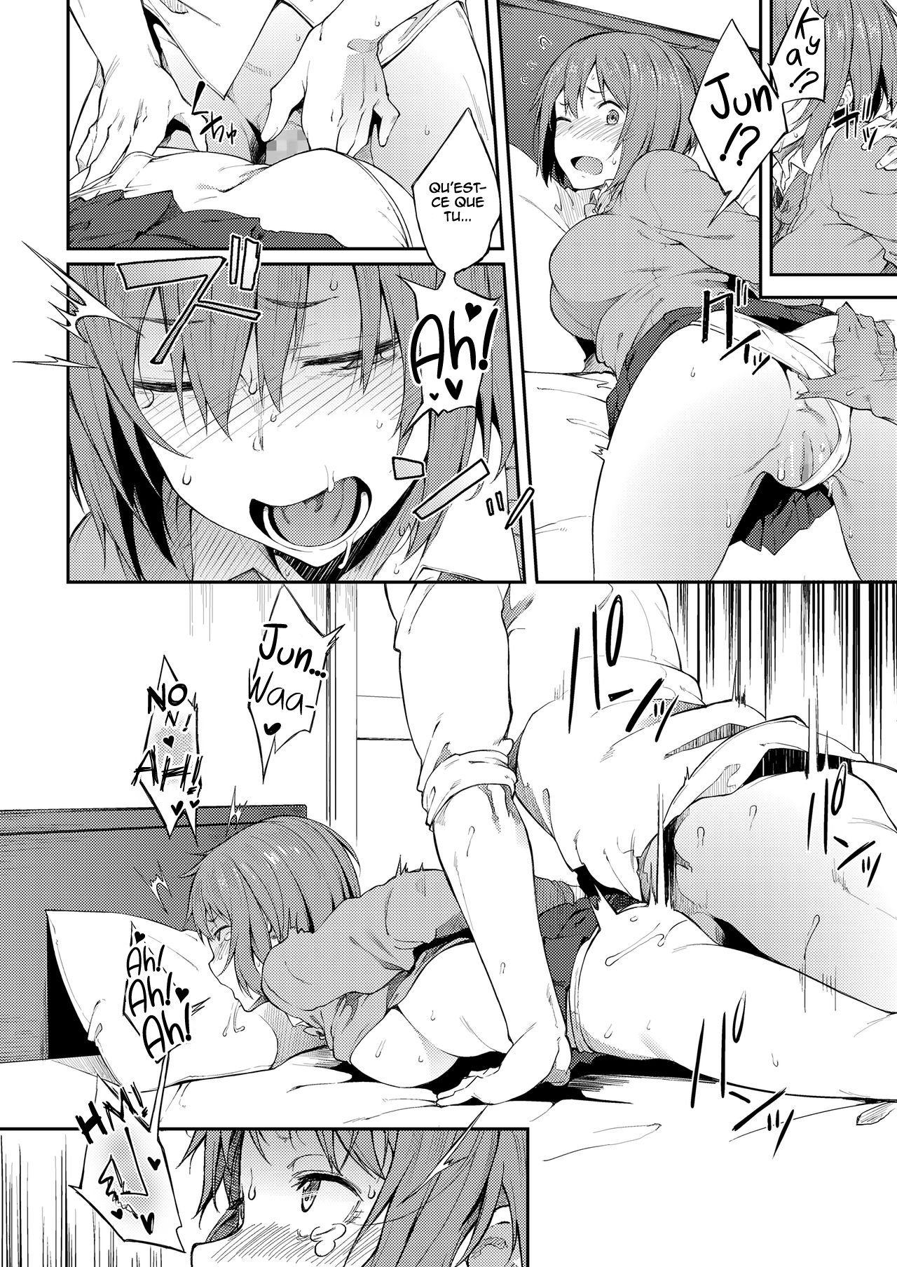 Zenryaku, Kanojo no Seiheki ga Nanameue deshita page 6 full