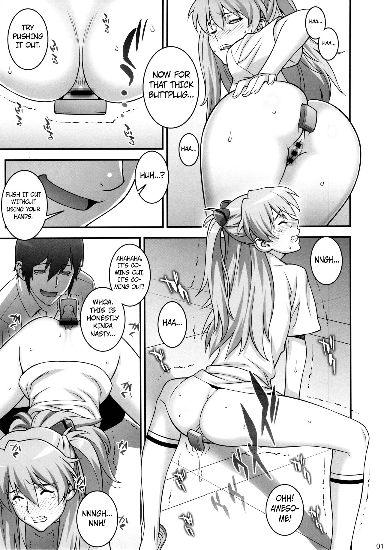Onedari Asuka | Begging Asuka   =White Symphony= page 10 full