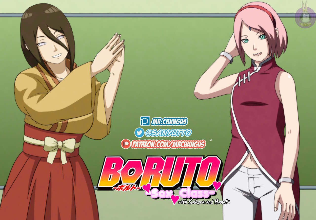 Boruto: Sex Class with Sakura and Hanabi page 1 full