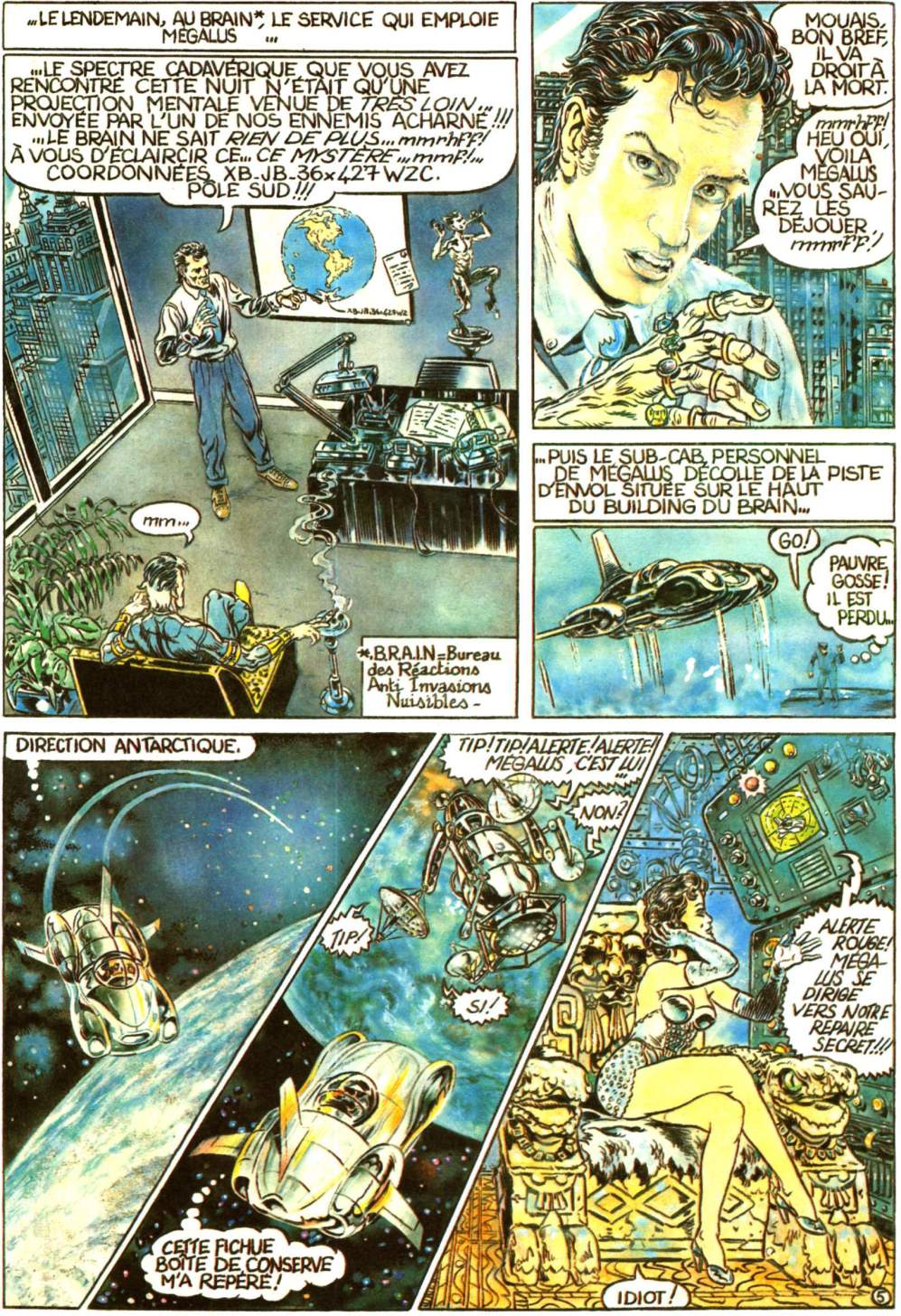 Aventure de Megalus - La planète des ombres French page 7 full