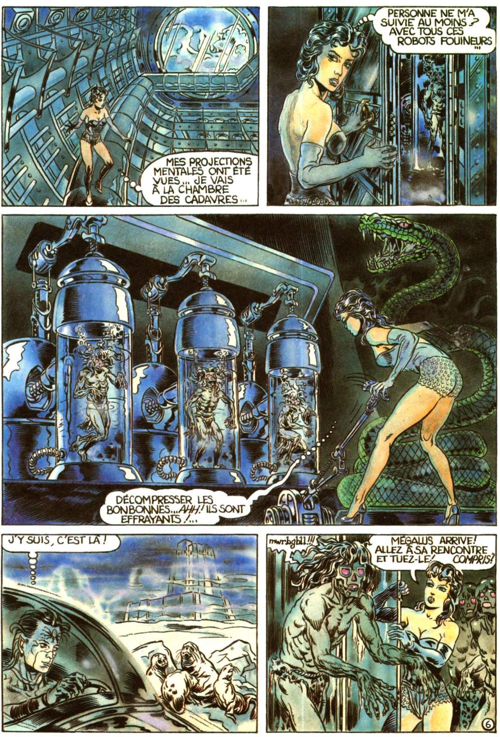 Aventure de Megalus - La planète des ombres French page 8 full