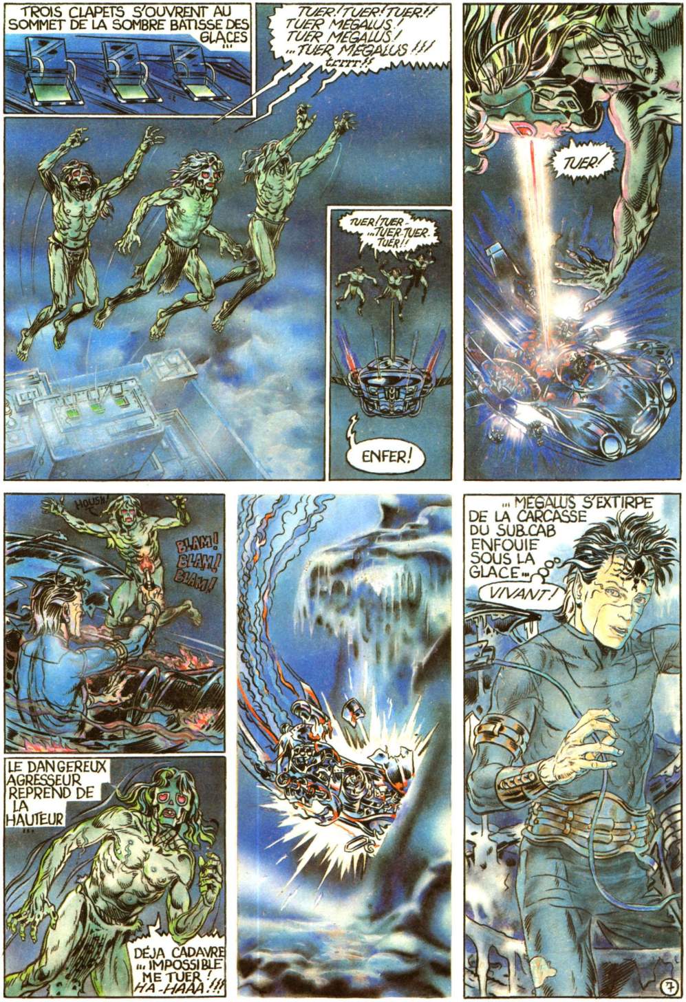 Aventure de Megalus - La planète des ombres French page 9 full