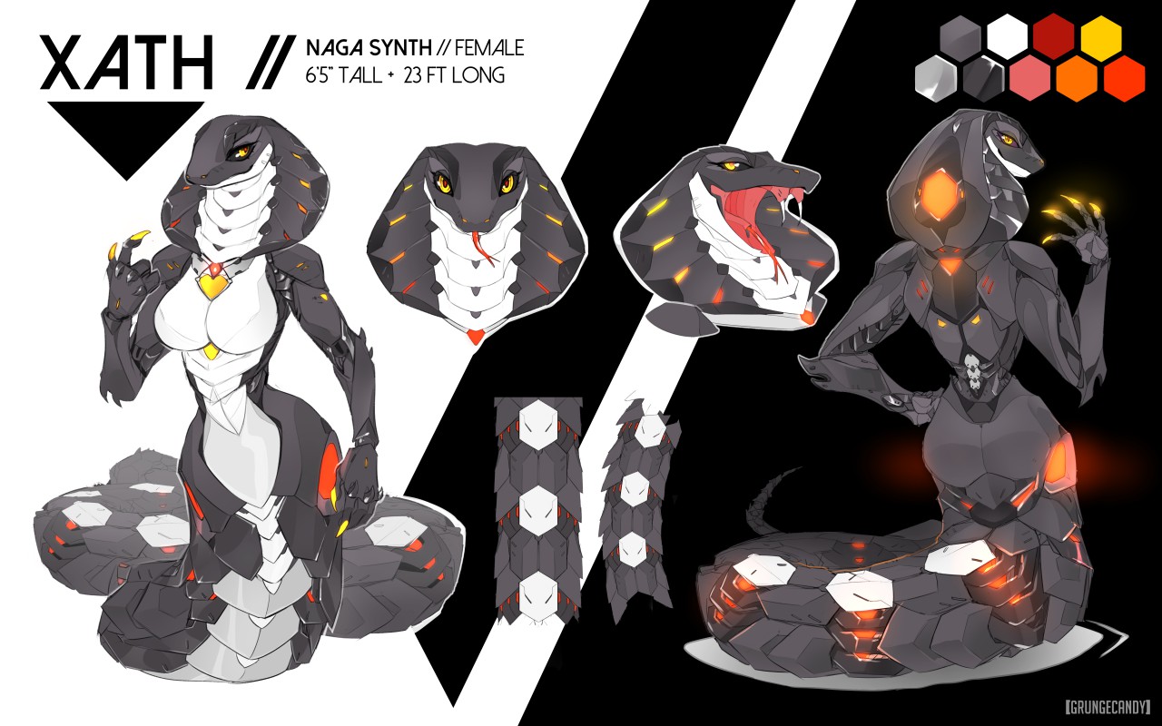 Character - Xath the Robo-Naga page 2 full
