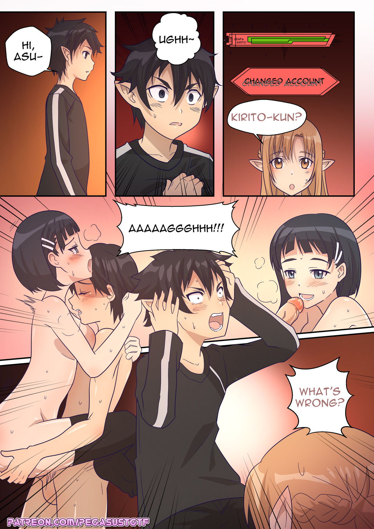Kirito into Leafa page 2 full