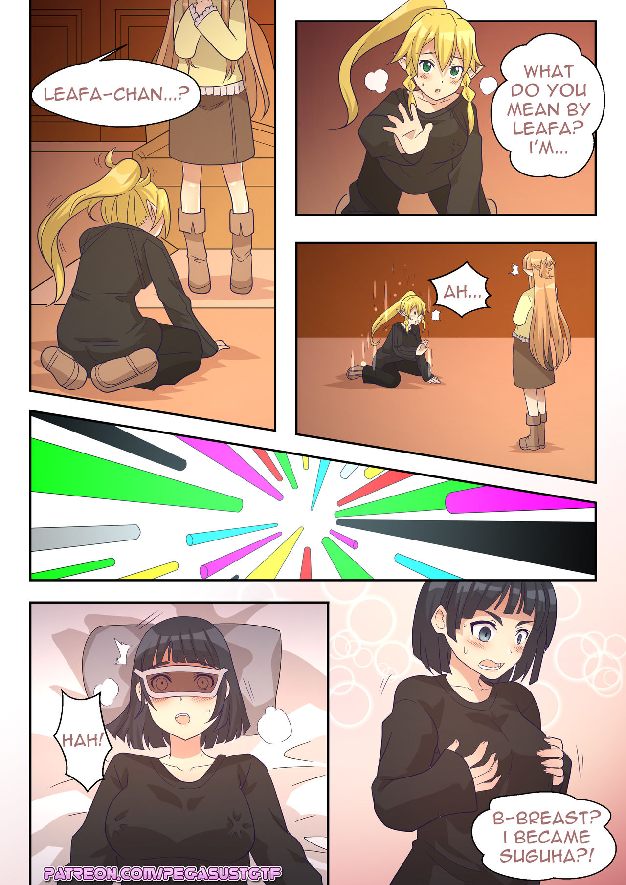 Kirito into Leafa page 5 full