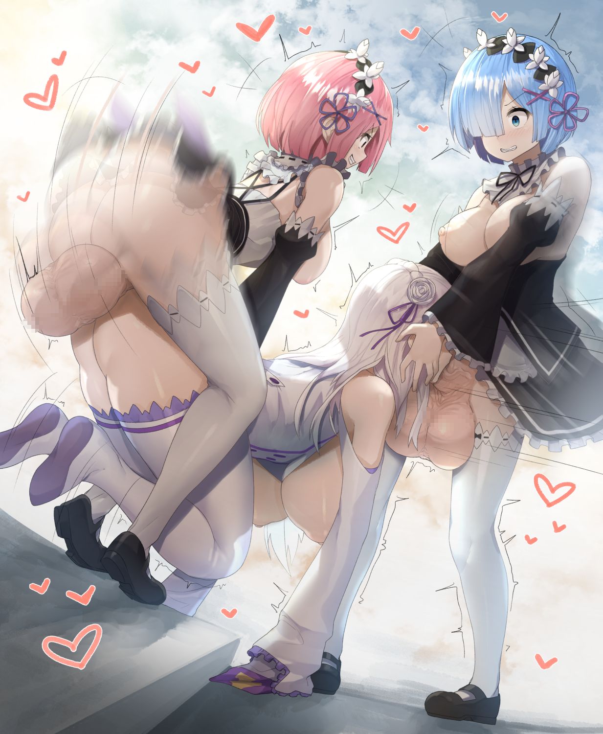RemRam x Emelia spitroast / urethral fuck page 2 full
