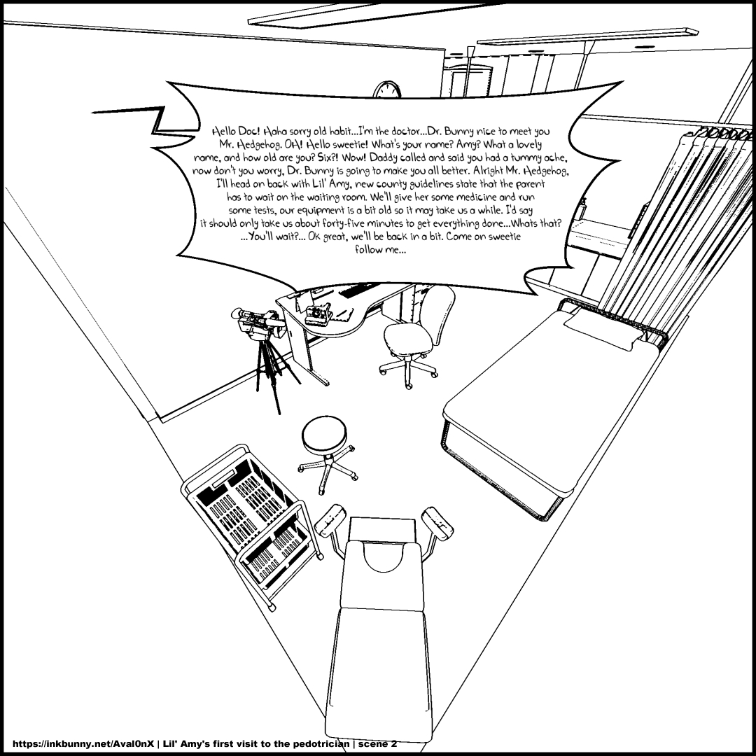 Lil' Amy's first visit to the Pedotrician page 3 full