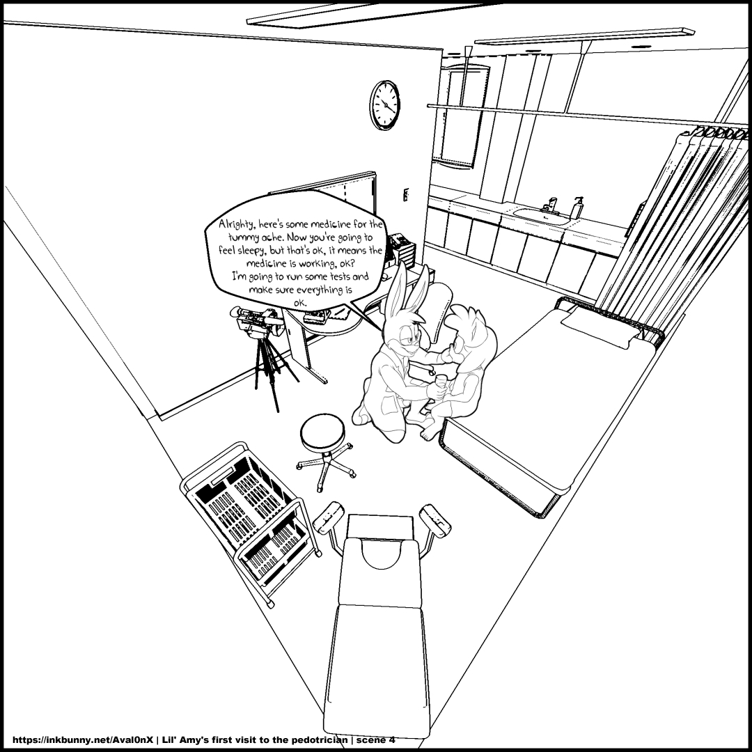 Lil' Amy's first visit to the Pedotrician page 5 full