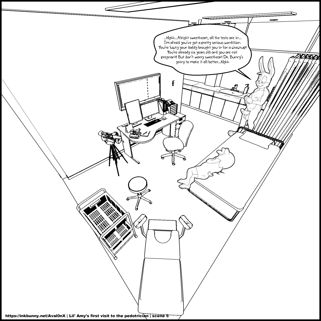 Lil' Amy's first visit to the Pedotrician page 6 full