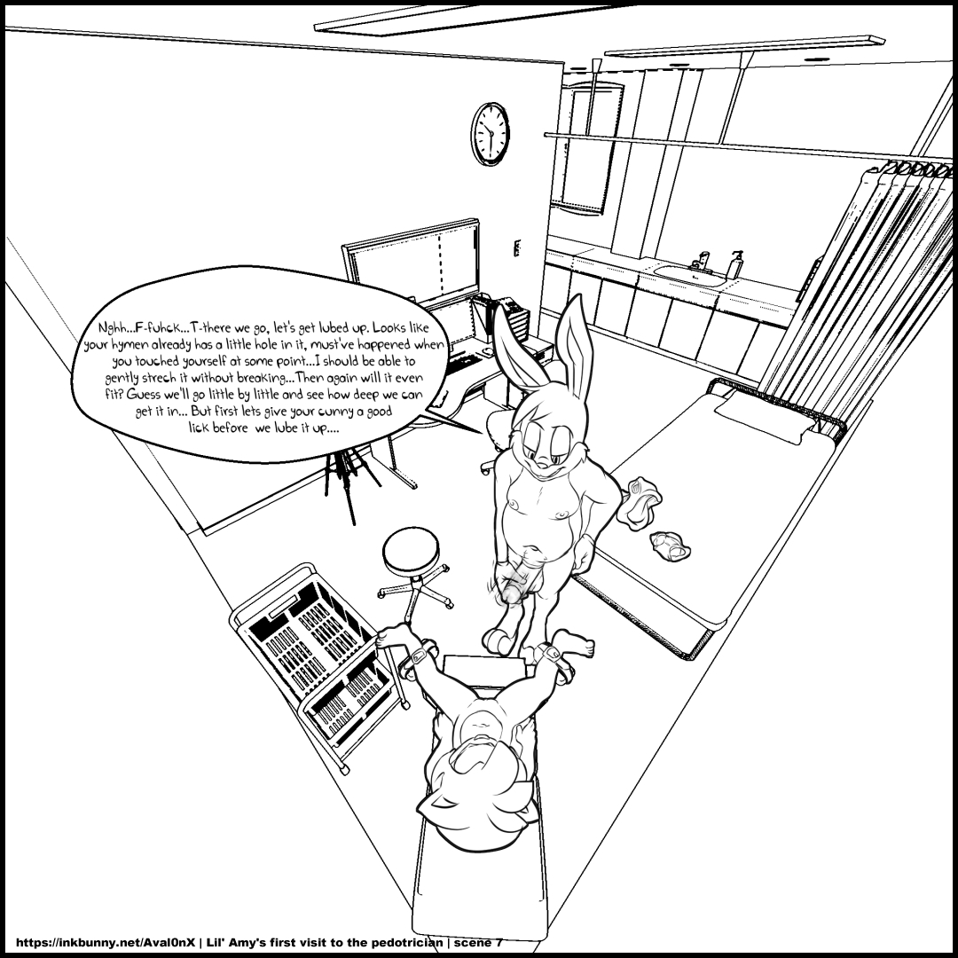 Lil' Amy's first visit to the Pedotrician page 8 full