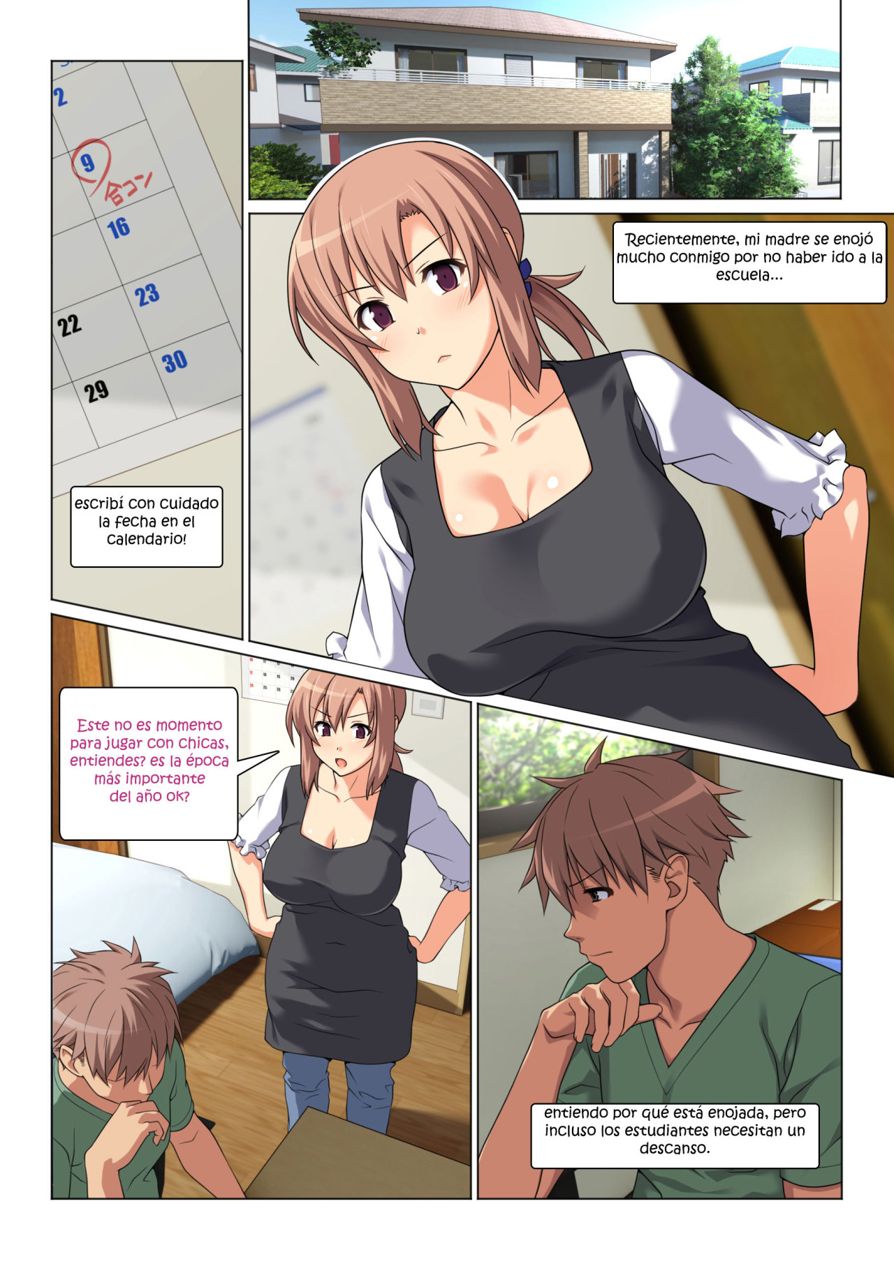 Seiseki UP o Jouken ni Mainichi Nuite kureru Okaa-san | Su madre le sacara todo todos los dias siempre y cuando mejoren sus calificaciones page 2 full