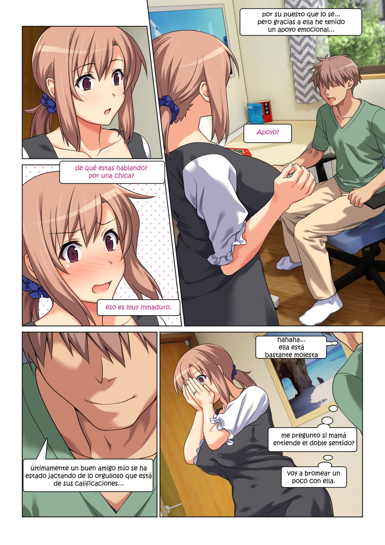 Seiseki UP o Jouken ni Mainichi Nuite kureru Okaa-san | Su madre le sacara todo todos los dias siempre y cuando mejoren sus calificaciones page 3 full
