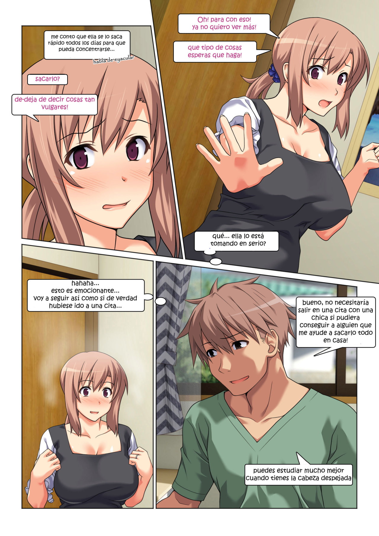 Seiseki UP o Jouken ni Mainichi Nuite kureru Okaa-san | Su madre le sacara todo todos los dias siempre y cuando mejoren sus calificaciones page 5 full