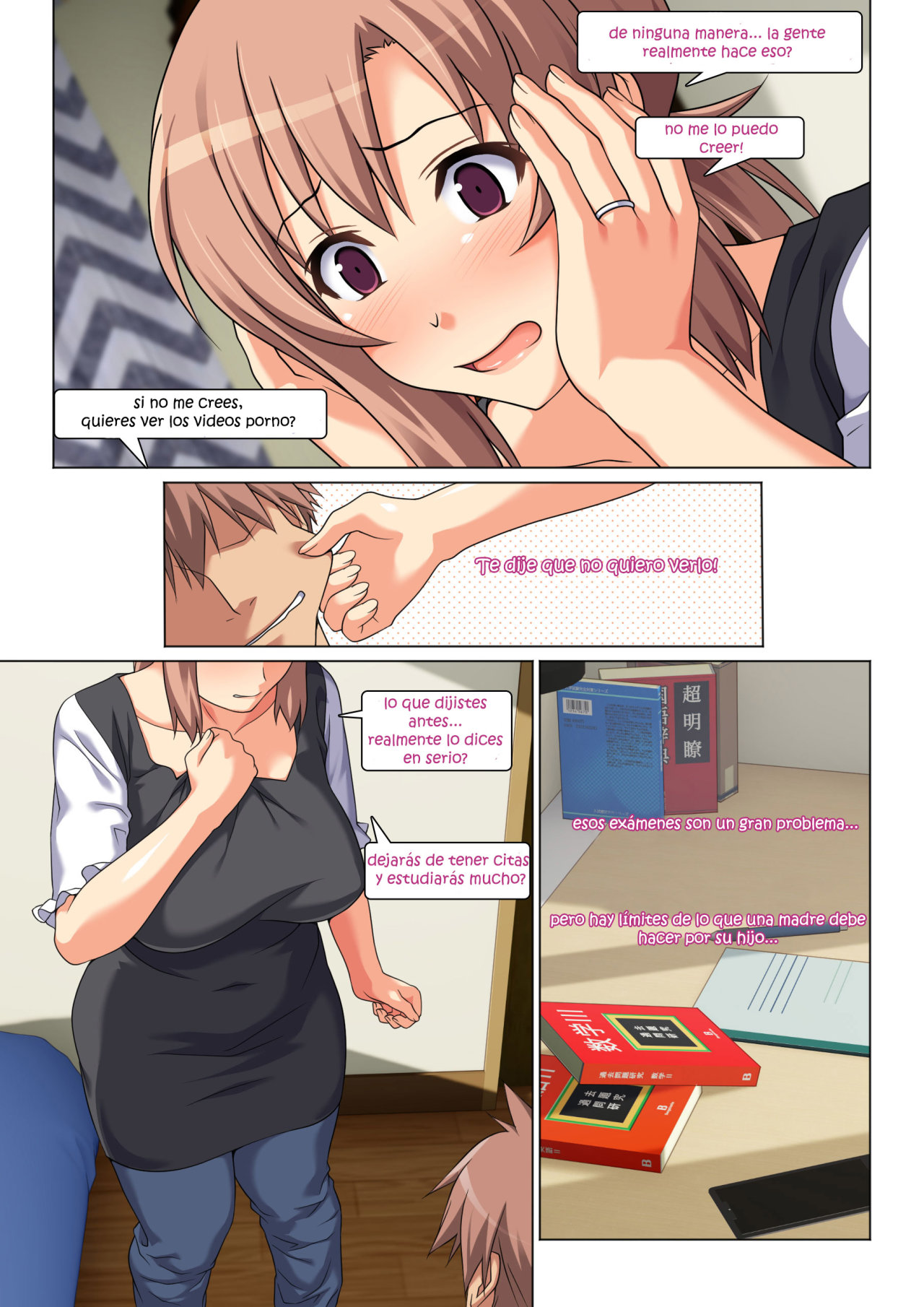Seiseki UP o Jouken ni Mainichi Nuite kureru Okaa-san | Su madre le sacara todo todos los dias siempre y cuando mejoren sus calificaciones page 6 full