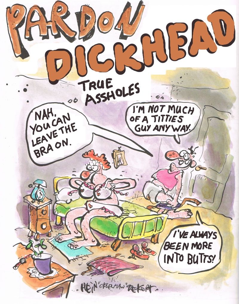Hein De Kort presents "Pardon Dickhead" Hitting the right note page 6 full