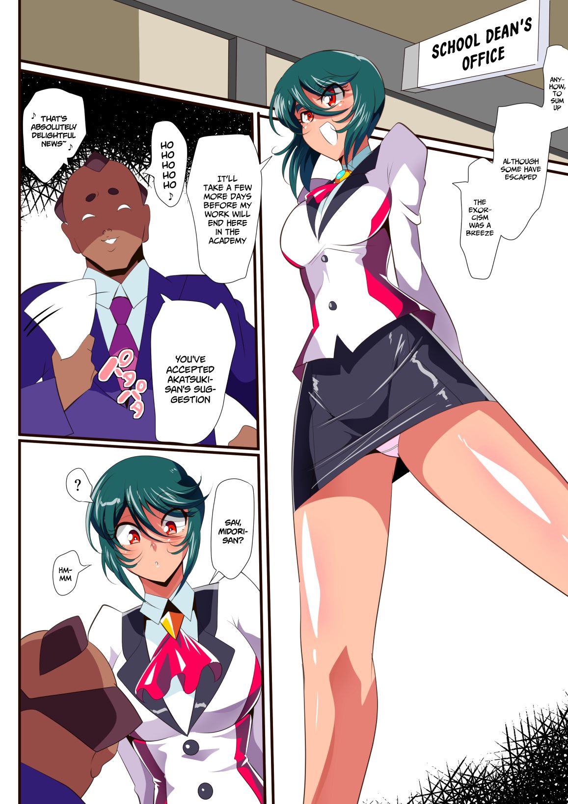 Taimadouteishi Midori Ero 02 JK Taimashi VS Futanari Choukyoushi page 8 full
