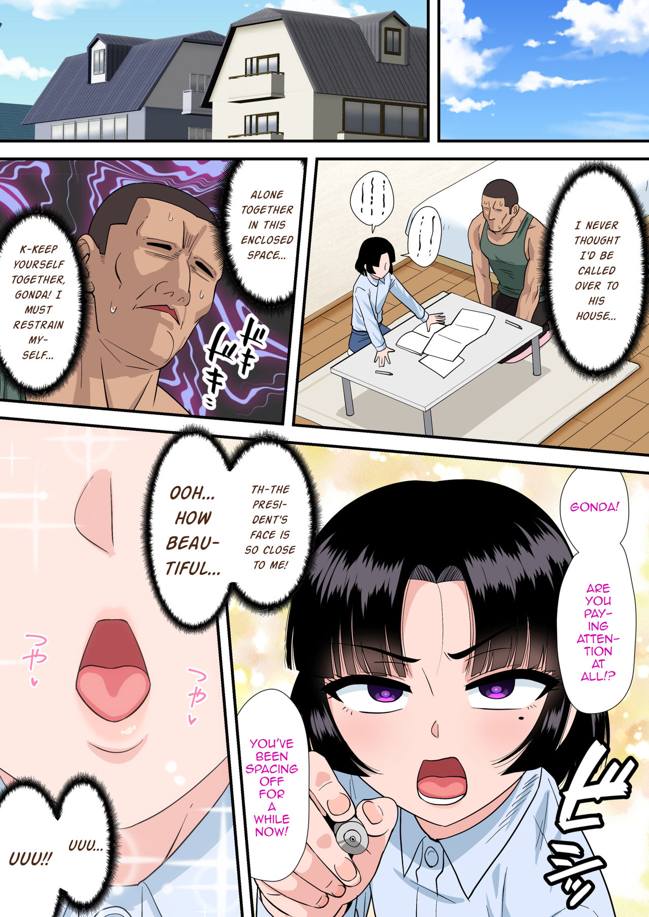 Okappa Fuuki Iinchou to Kanchigai Sex page 4 full