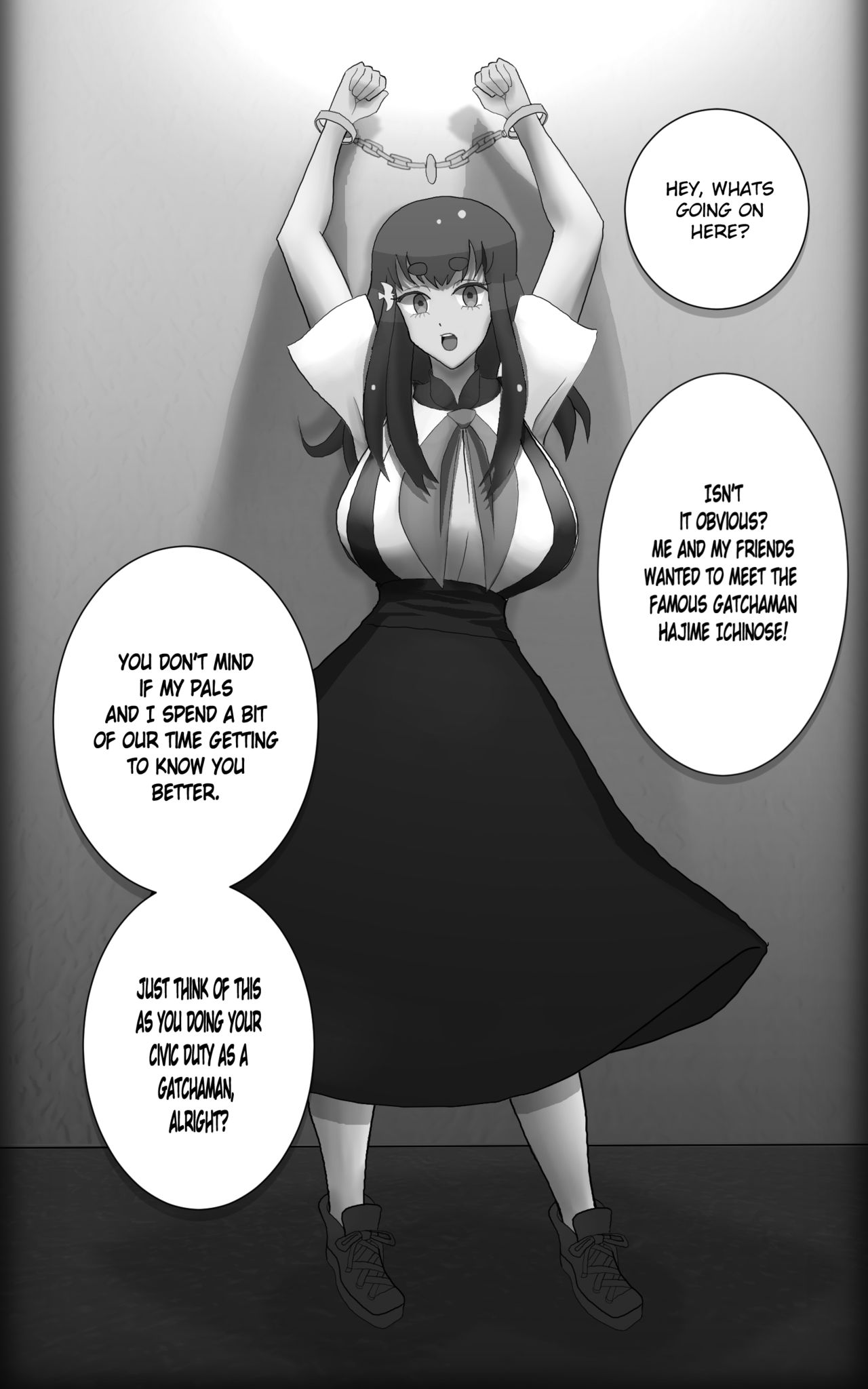Let's Gangbang a Gatchaman! page 1 full