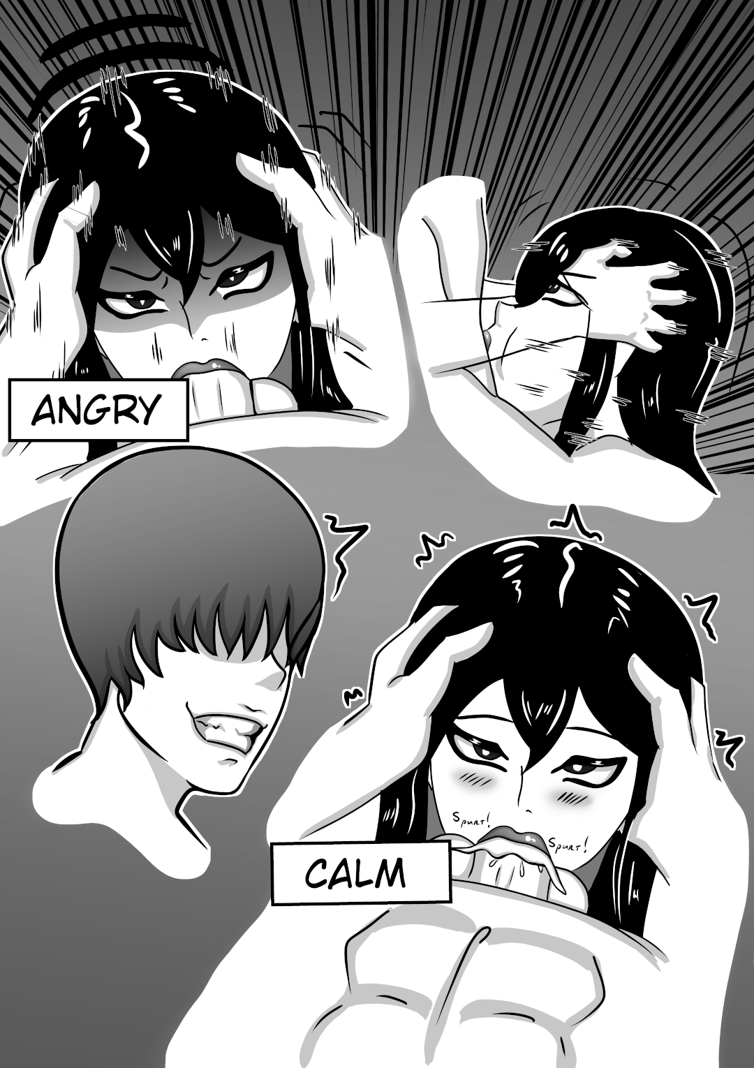 Tall girl in a bad mood. page 6 full