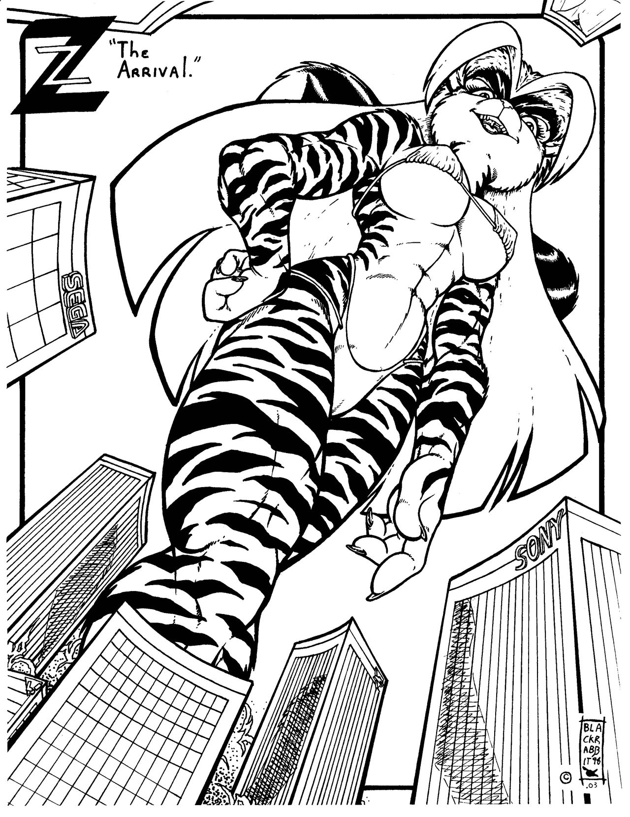Zig Zag: Black and White and Black by Max Blackrabbit page 3 full