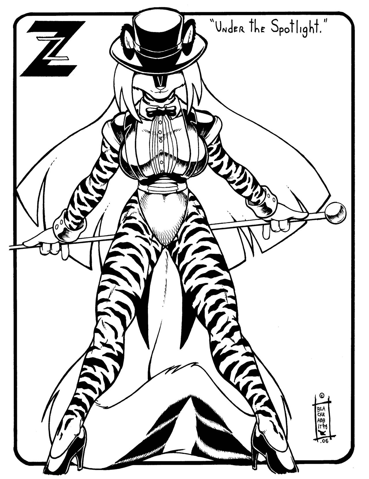 Zig Zag: Black and White and Black by Max Blackrabbit page 5 full