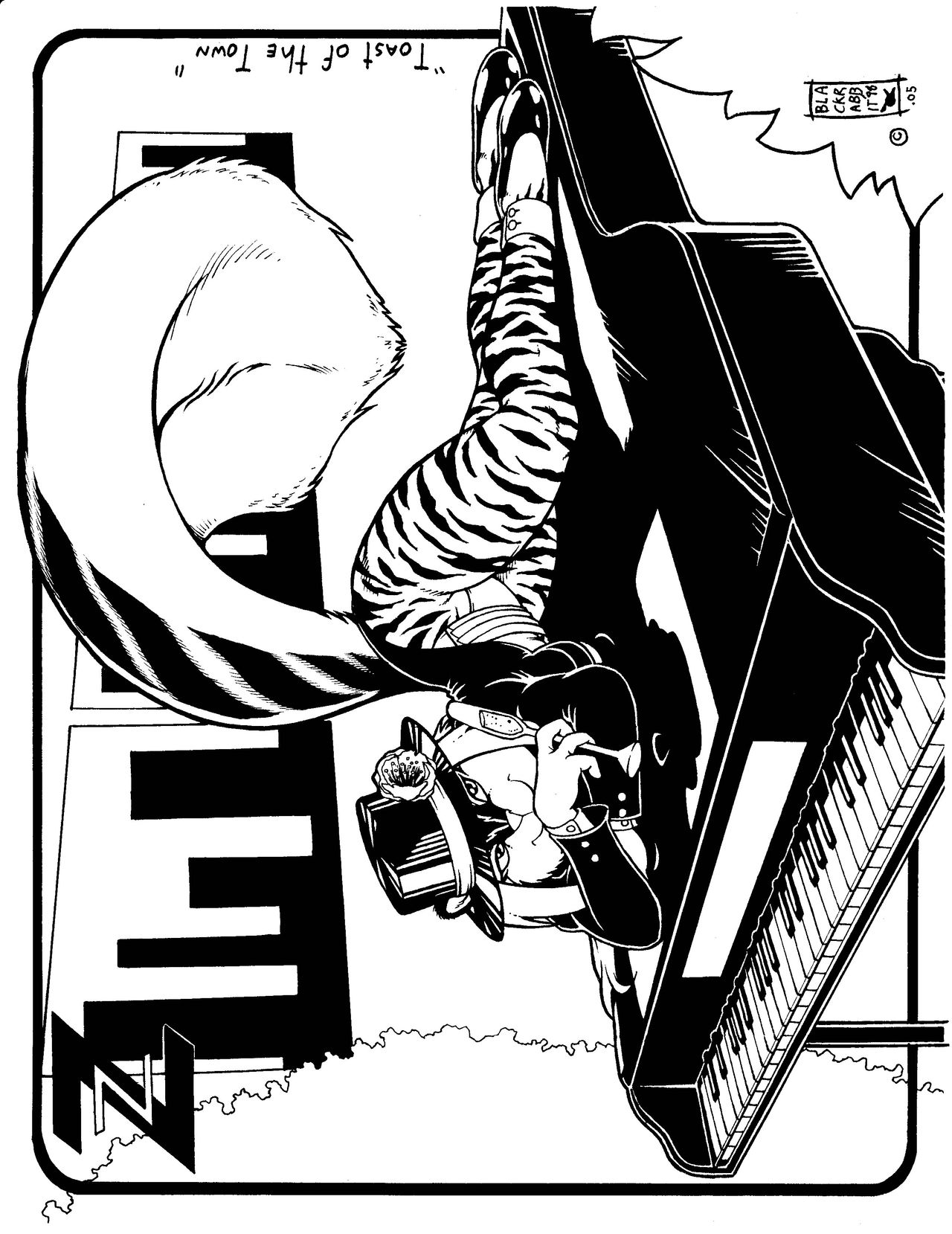 Zig Zag: Black and White and Black by Max Blackrabbit page 7 full