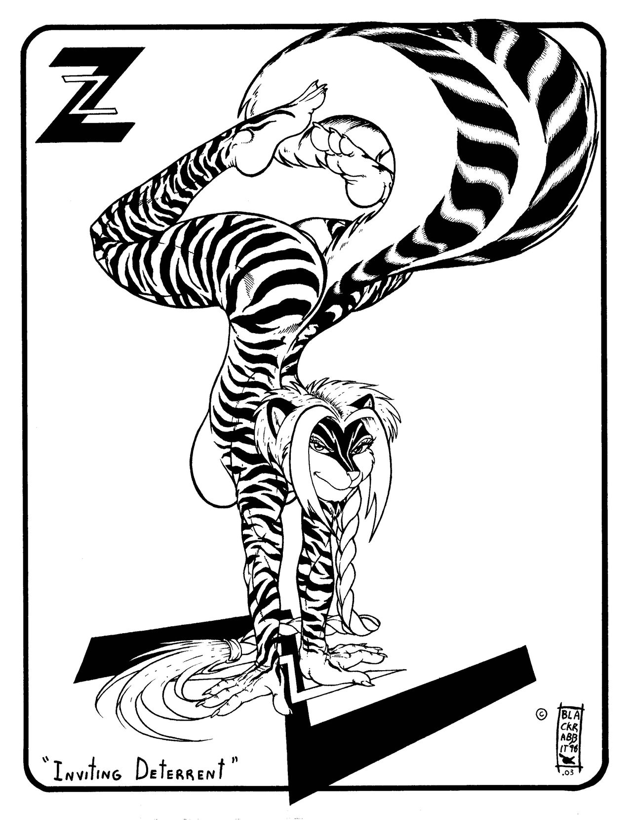 Zig Zag: Black and White and Black by Max Blackrabbit page 8 full