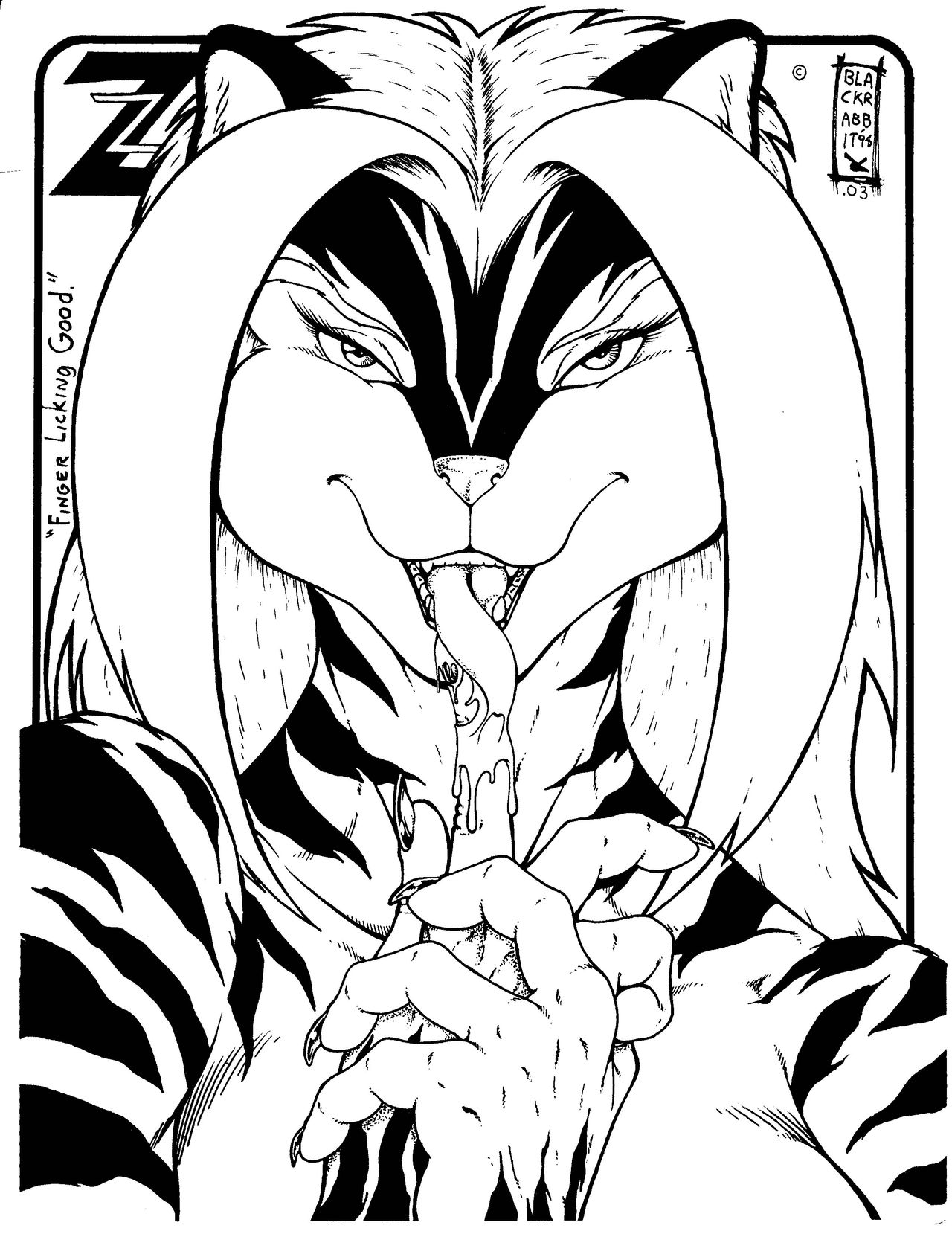 Zig Zag: Black and White and Black by Max Blackrabbit page 9 full