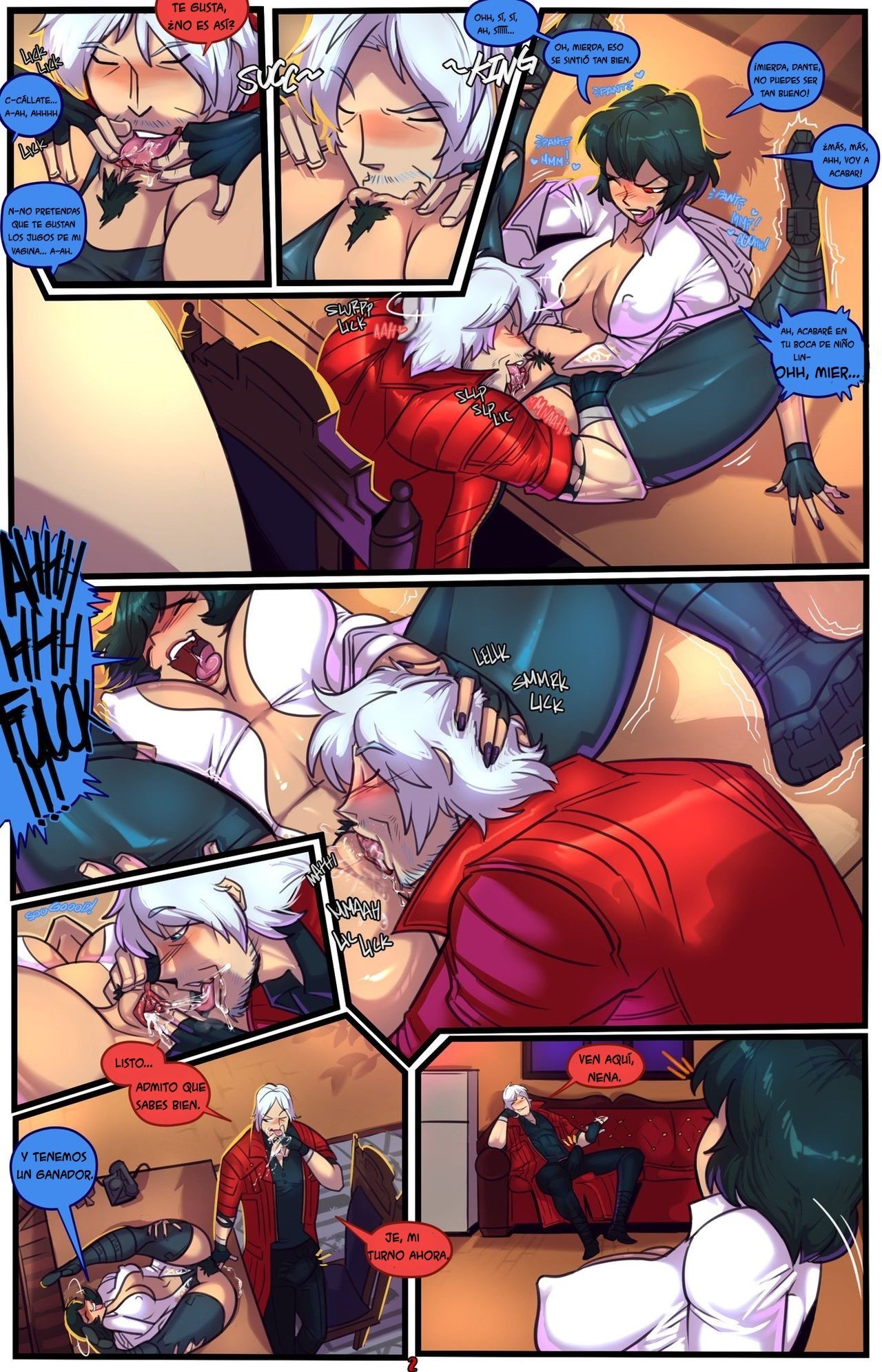 Devil May Fuck : Dante X Lady - Sex &amp; Gambling page 2 full