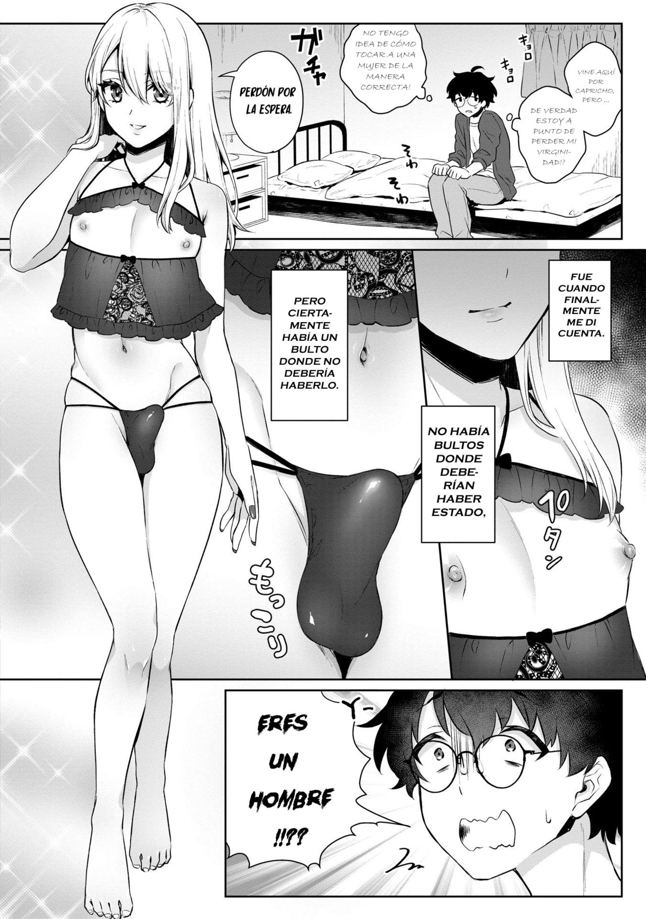 Boku no! Otokonoko Fuuzoku Debut!? page 4 full