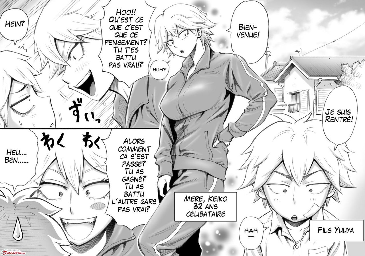 Motoyan no Kaa-chan to Kozukuri Koubi | Avoir un bébé avec une mère délinquante page 3 full
