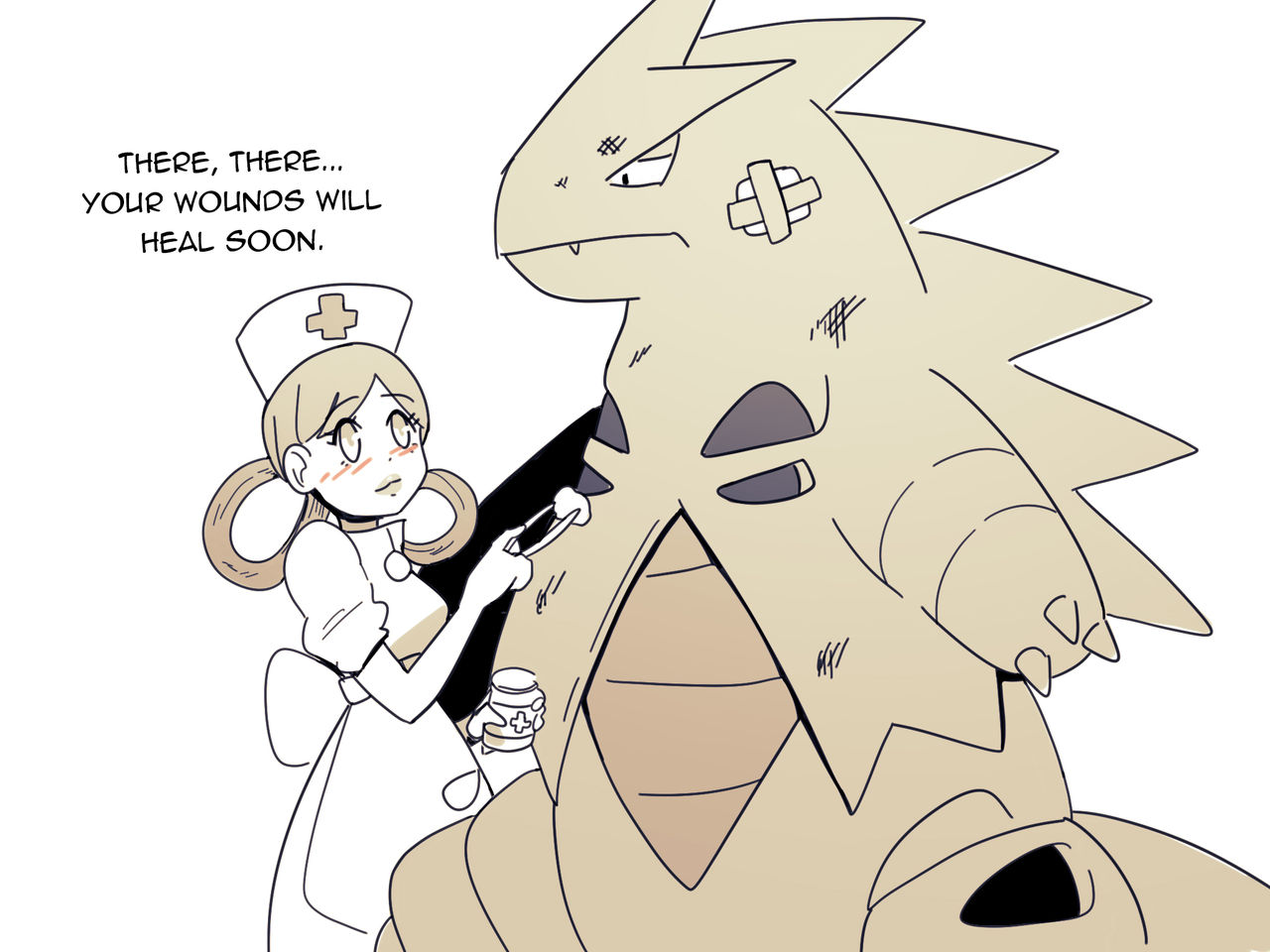 Nurse Joy x Tyranitar page 1 full