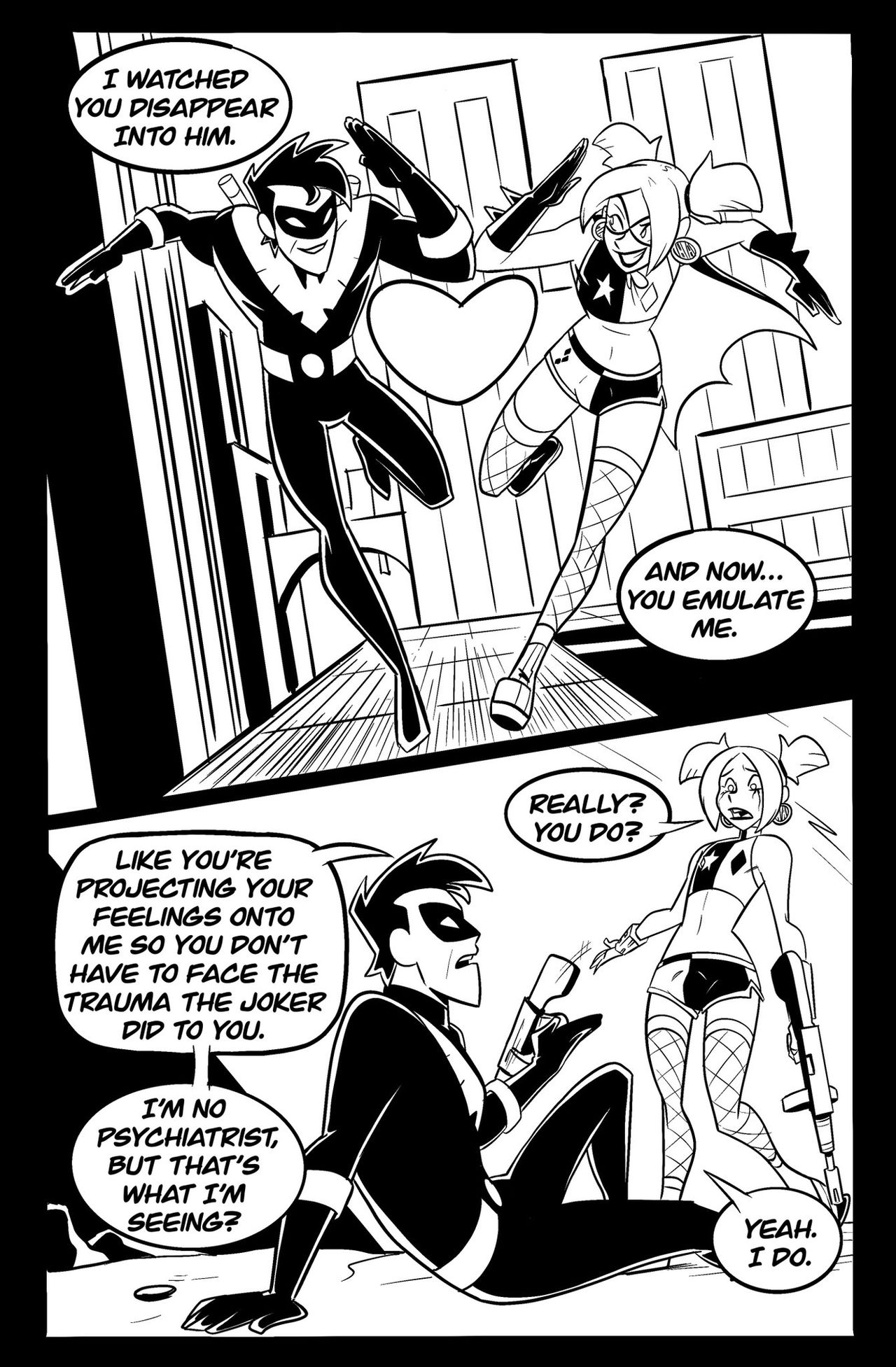 - DC Comics - Nightwing x Harley Quinn page 4 full