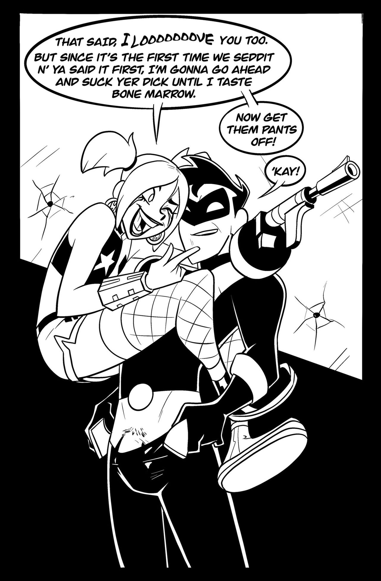 - DC Comics - Nightwing x Harley Quinn page 6 full