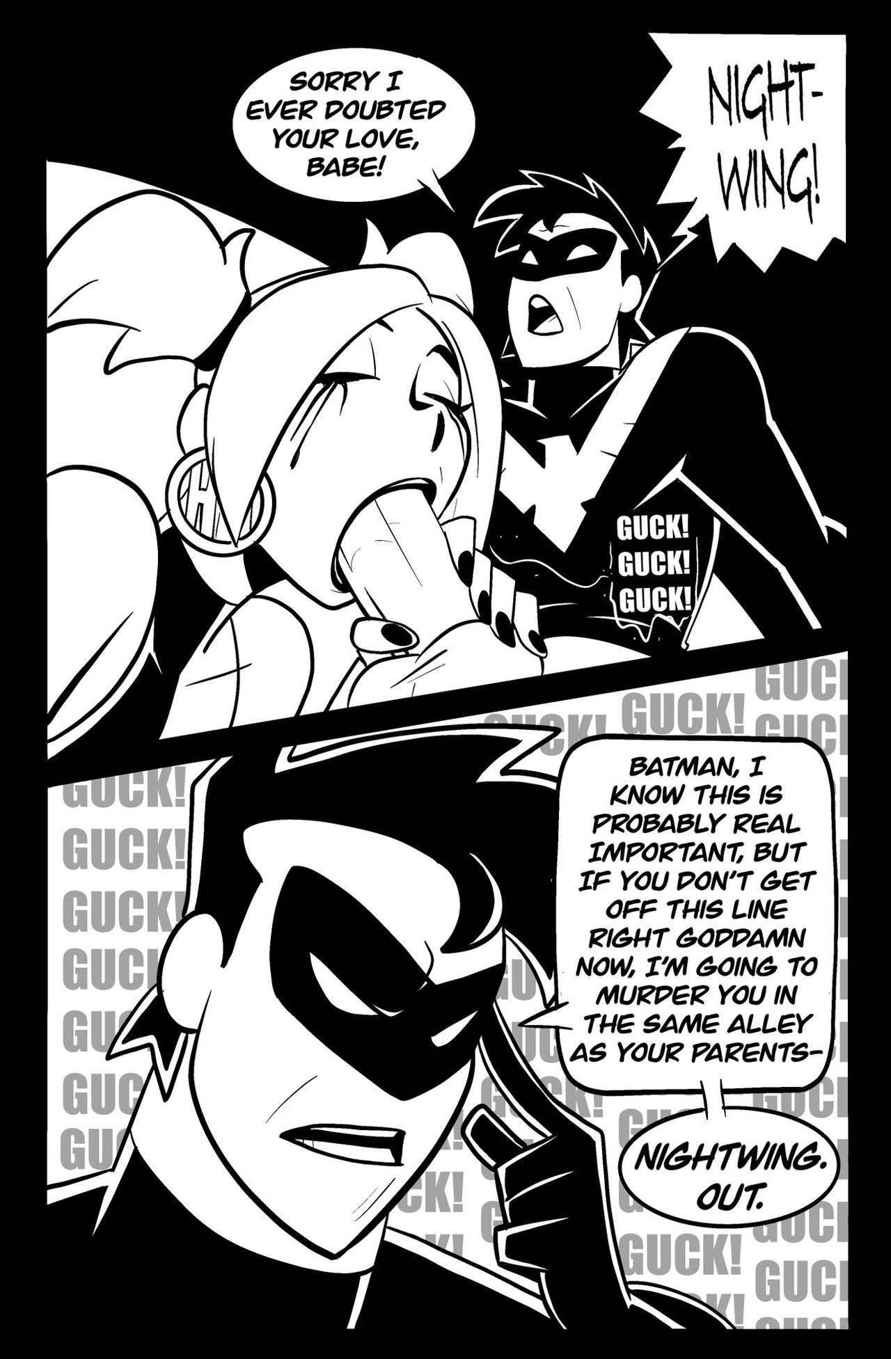 - DC Comics - Nightwing x Harley Quinn page 7 full