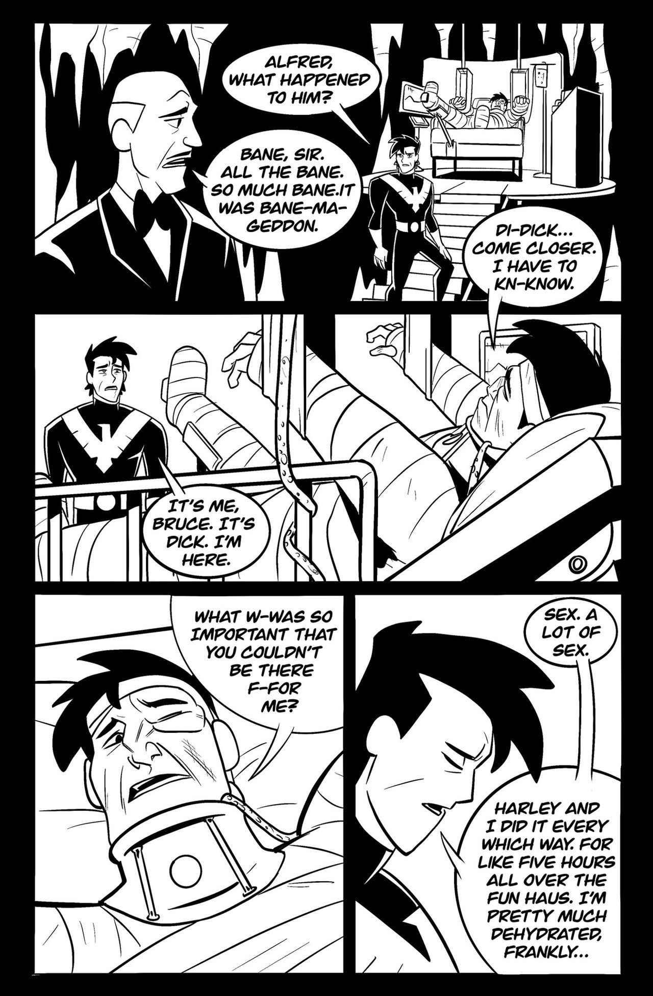 - DC Comics - Nightwing x Harley Quinn page 9 full