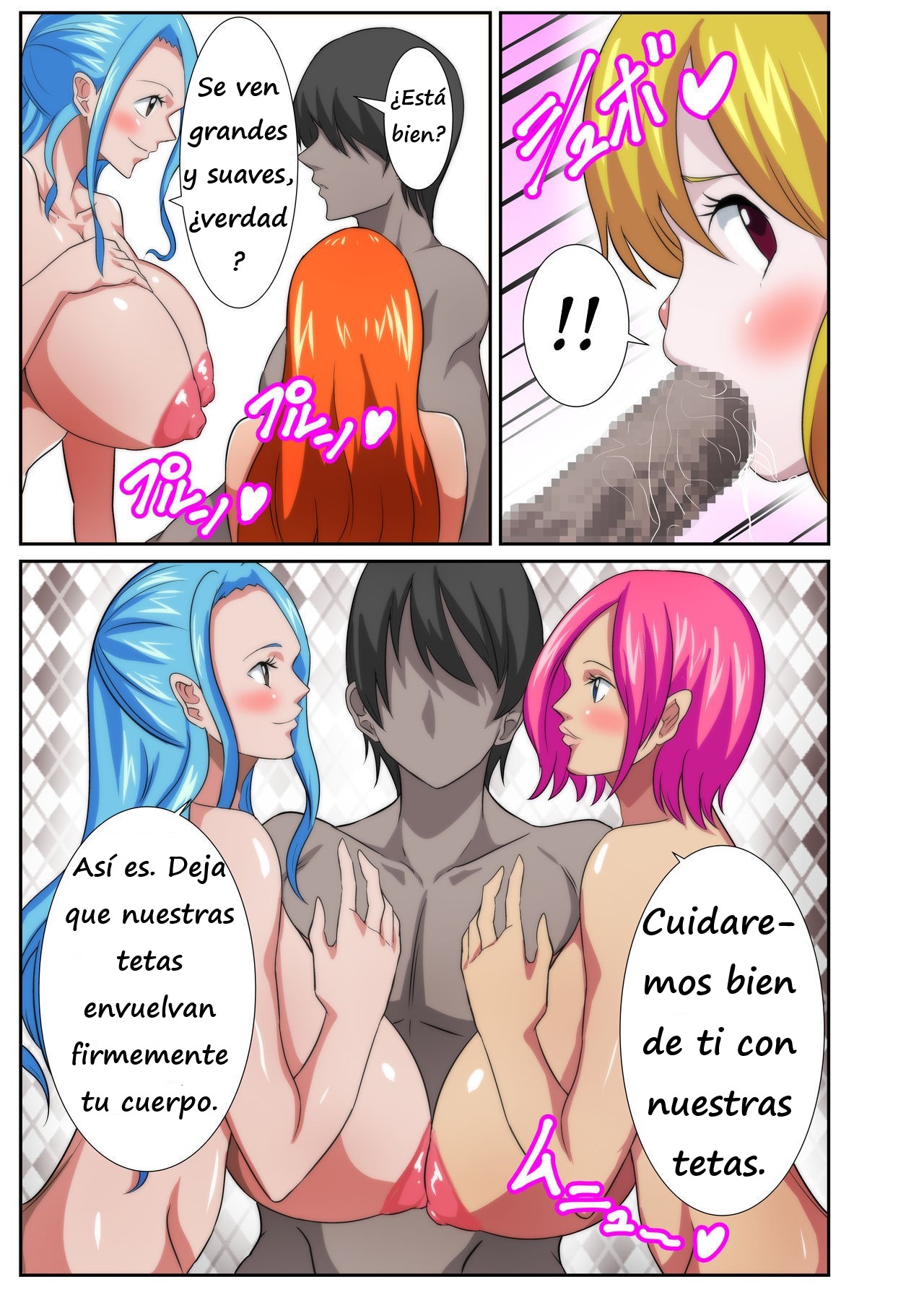 Bakunyuu Heroine no Harem Rakuen | Paraíso harem con heroínas tetonas page 7 full