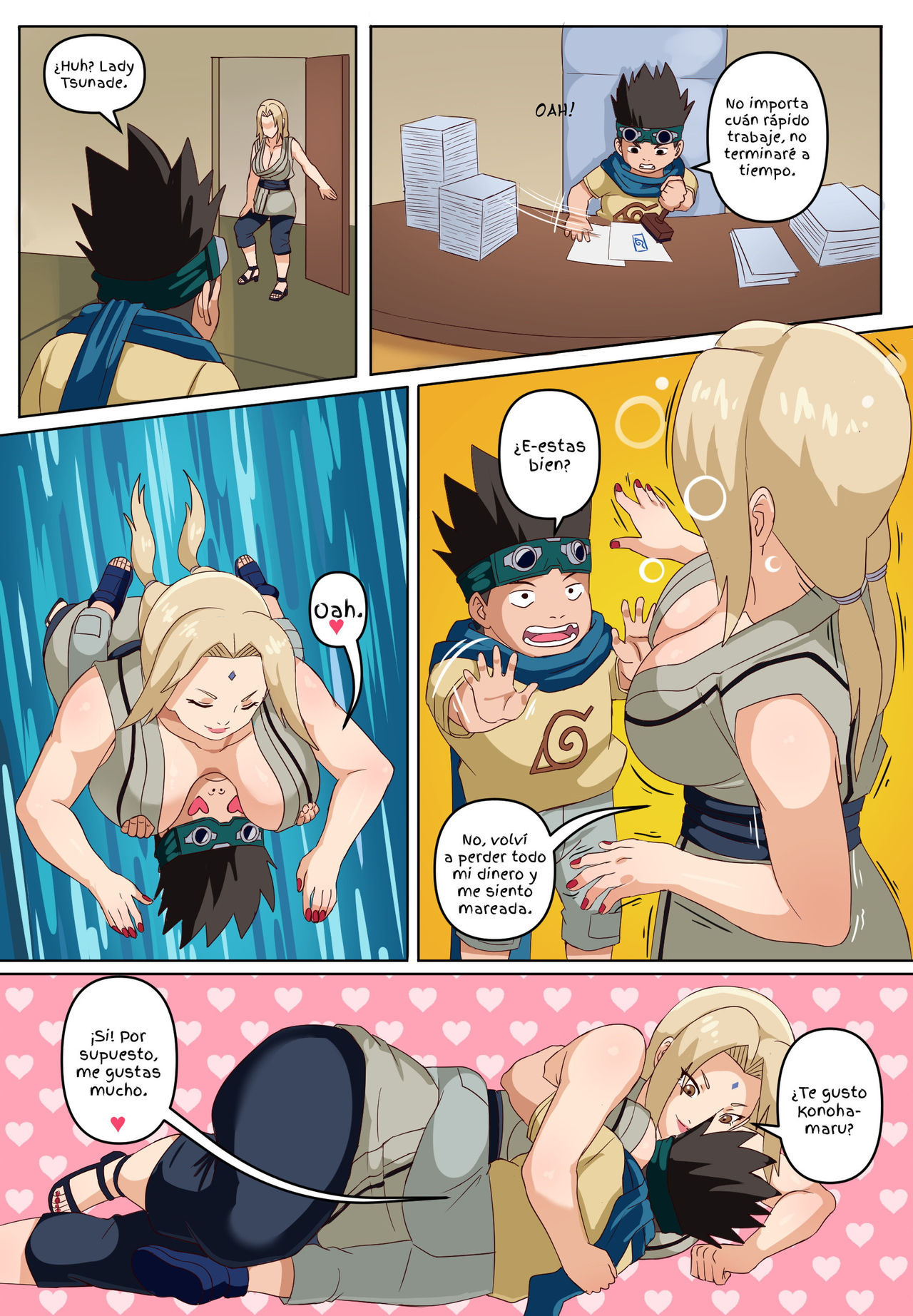 senju tsunade to sarutobi konohamaru.  Tsunade Senju y Konohamaru Sarutobi    Traducción Ayanokoji page 10 full